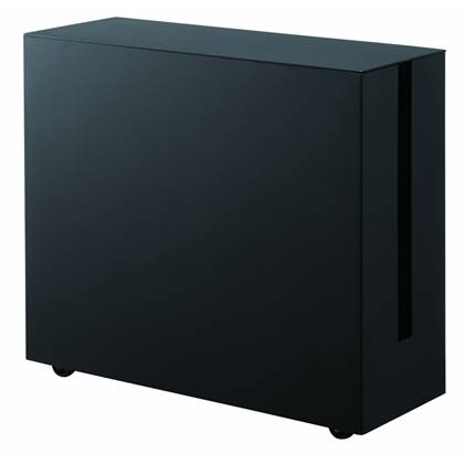 Yamazaki Cable box with casters Tower Black