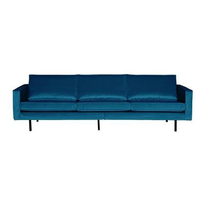 BePureHome Rodeo 3-zitsbank - Velvet - Blauw