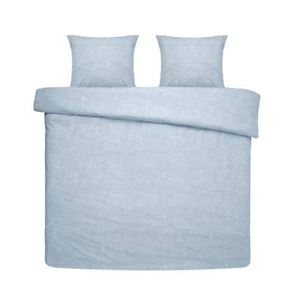 Damai Ebba Dekbedovertrek 200 x 200|220 cm - Soft Blue Blauw