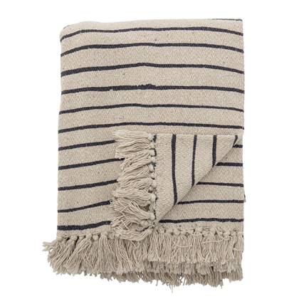 Bloomingville Eia Plaid - Naturel Recycled Katoen