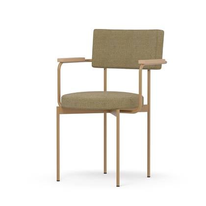 HKliving Eetkamerstoel met Armleuning - Kensington - Beige