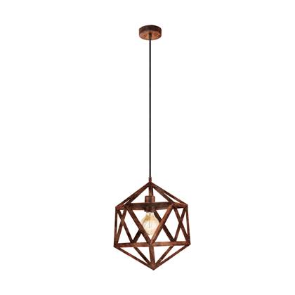 EGLO Embleton Hanglamp - E27 - Ø 30,5 cm - Koper