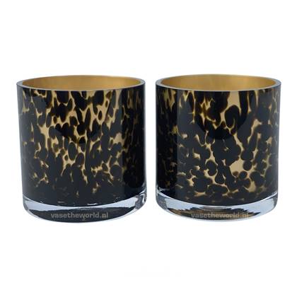 Vase The World Celtic Cheetah Waxinelichthouder - 2 st.
