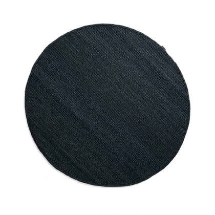 Nordic Weavers Rond wollen vloerkleed Lett - petrol - 120 cm rond