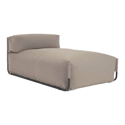 Kave Home Square Lounger - Groen - D 165 x B 101 x H 65 cm