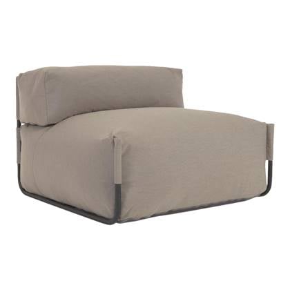 Kave Home Square Lounger - Groen - D 101 x B 101 x H 65 cm