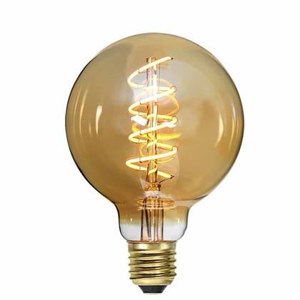 Highlight Lamp LED G95 9W 650LM 2200K Dimbaar Amber Beige