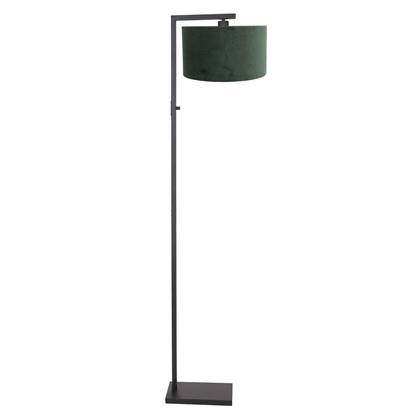 Steinhauer Vloerlamp Stang H 160 cm groene kap - zwart