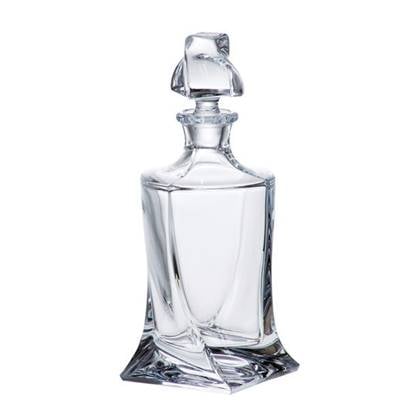 Crystal Bohemia Whiskey Karaf Quadro - Kristal - 800 ml. - 1 stuk