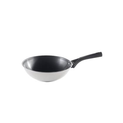 Wokpan, 28 cm - Pyrex | Expert Touch Zilver