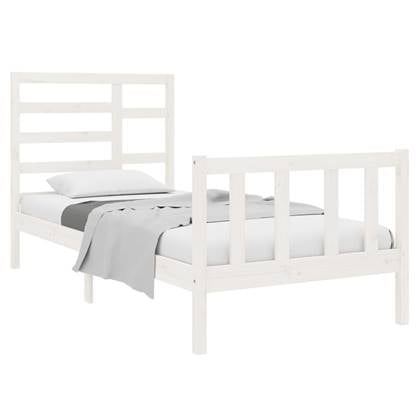 vidaXL-Bedframe-massief-hout-wit-75x190-cm-2FT6-Small-Single