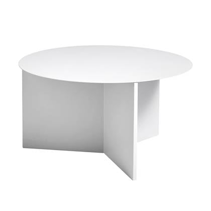 HAY Slit Table Round XL Bijzettafel - Ã 65 cm - Wit