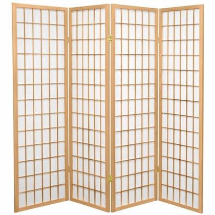 Fine Asianliving Japanse Kamerscherm B180xH180cm 4 Panelen Shoji