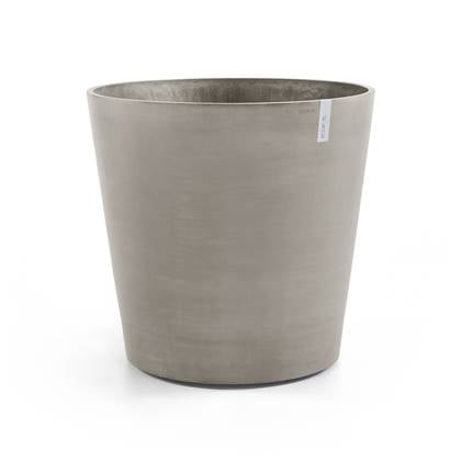 Ecopots Amsterdam Pot Met Wielen Ø 80 cm - Taupe Bruin
