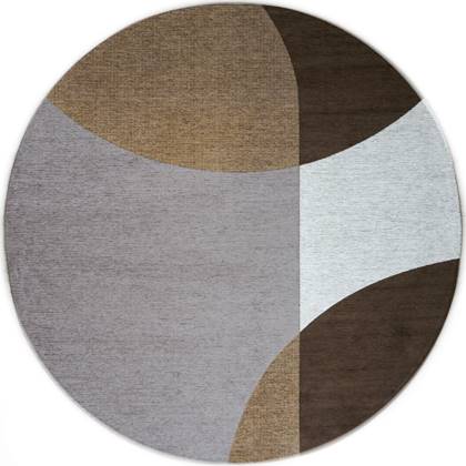 Veer Carpets - Vloerkleed Eli Brown ø200 cm