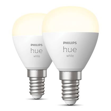 Philips Hue Kogellamp White E14 Duo pack