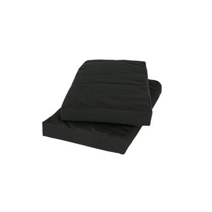 MaximaVida picknicktafelkussen Carbon zwart 55 x 27,5 x 5 cm 6 stuks