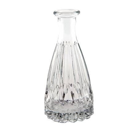 Clayre & Eef Vaas Ø 7x15 cm Glas Transparant