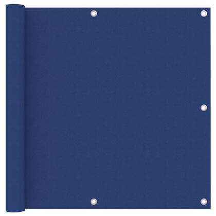 vidaXL Balkonscherm 90x600 cm oxford stof blauw