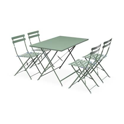 sweeek - Bistroset 4 stoelen