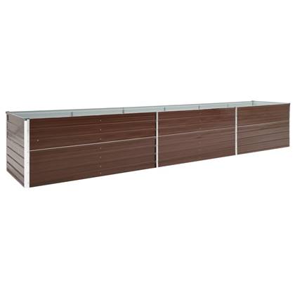 vidaXL Plantenbak Bruin 480 x 80 x 77 cm