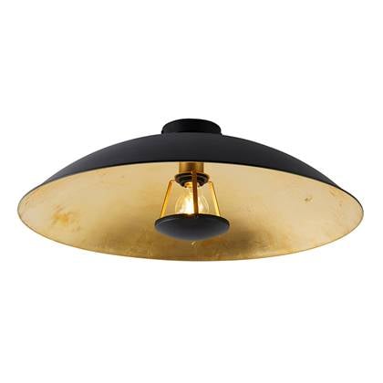 QAZQA Plafondlamp emilienne Zwart Modern D 60cm