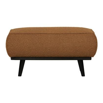 BePureHome Statement Hocker - Bouclé Butter