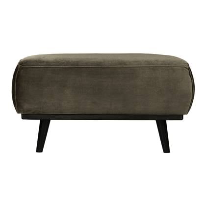 BePureHome Statement Hocker - Fluweel Warm Green