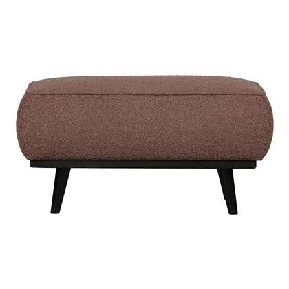 BePureHome Statement Hocker - Bouclé Coffee