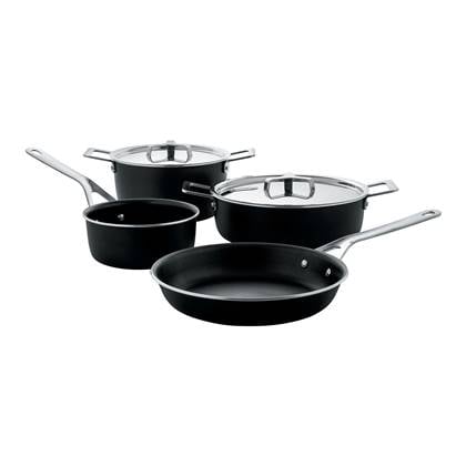 Alessi Pannenset 4-delige Zwart