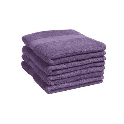 Yumeko handdoeken terry purple 50x100 4 st