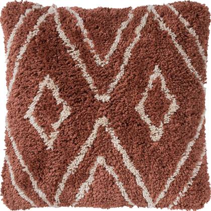 Home67 - Kussen Jim Terra 45 x 45 cm Rood