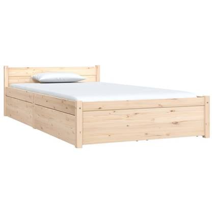 vidaXL Bedframe met lades 100x200 cm