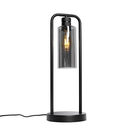 QAZQA Tafellamp stavelot Zwart Modern D 20cm