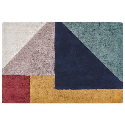 JALGAON - Laagpolig vloerkleed - Multicolor - 140 x 200 cm - Katoen
