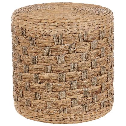 Beliani - BASSLET - Poef - Natuurlijk - 40 cm - Zeewier Beige