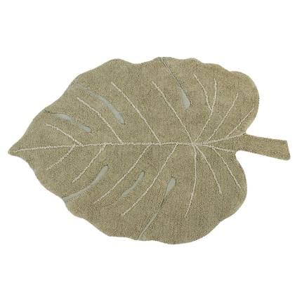 Lorena Canals Vloerkleed Monstera Olive 120 x 180 cm Groen