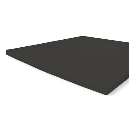 Byrklund - Hoeslaken Topper - 100% katoen - 160x200 - Antraciet Grijs