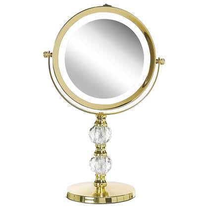 Beliani CLAIRA make-up spiegel goud