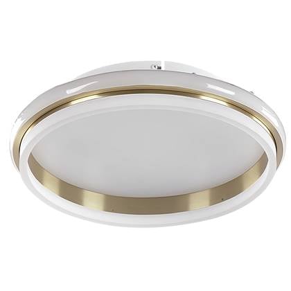 Beliani - TAPING - Plafondlamp - Wit|Goud - Staal