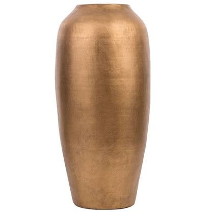 Beliani LORCA - Decoratieve vaas - goud - Terracotta