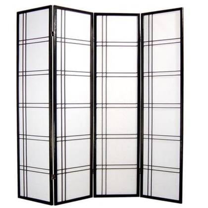 Fine Asianliving Japanse Kamerscherm B180xH180cm 4 Panelen Shoji