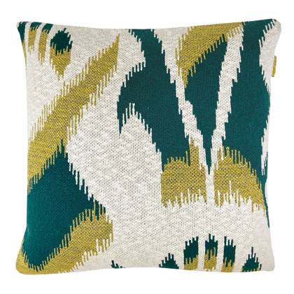 Malagoon Ikat Sierkussen 50 x 50 cm - Groen