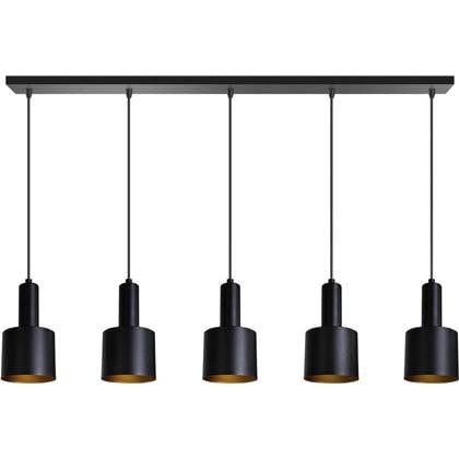 ETH Sledge Hanglamp 5x E27 Zwart