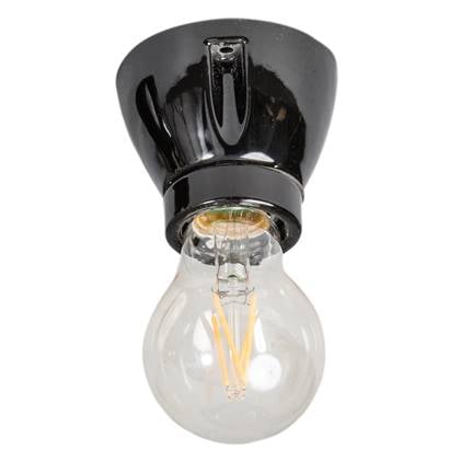 ETH Porselin Wandlamp Zwart