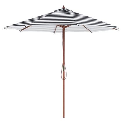 Beliani - FERENTILLO - Parasol - Wit - 260 cm - Polyester