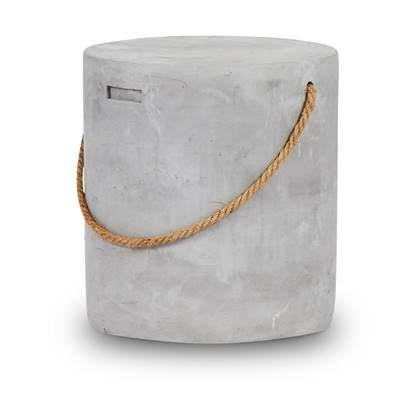 Lisomme Storm betonlook krukje - 37 x 40 cm
