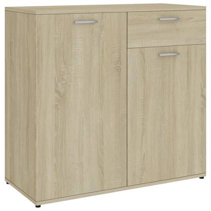 vidaXL Dressoir Sonoma eiken 80 x 36 x 75 cm (rechts)