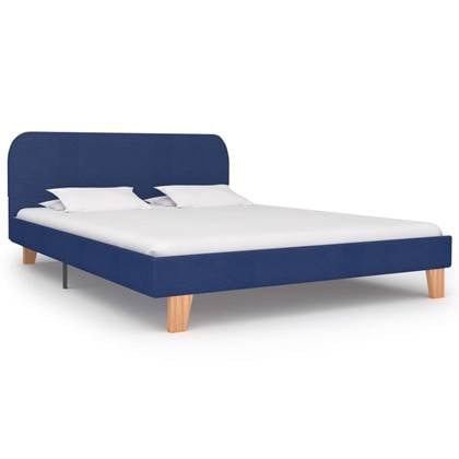 vidaXL Bedframe Blauw 140 x 200 cm