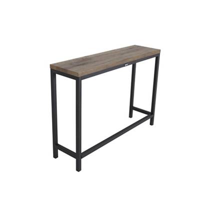 Hioshop Rise sidetable 30x110cm zwart.